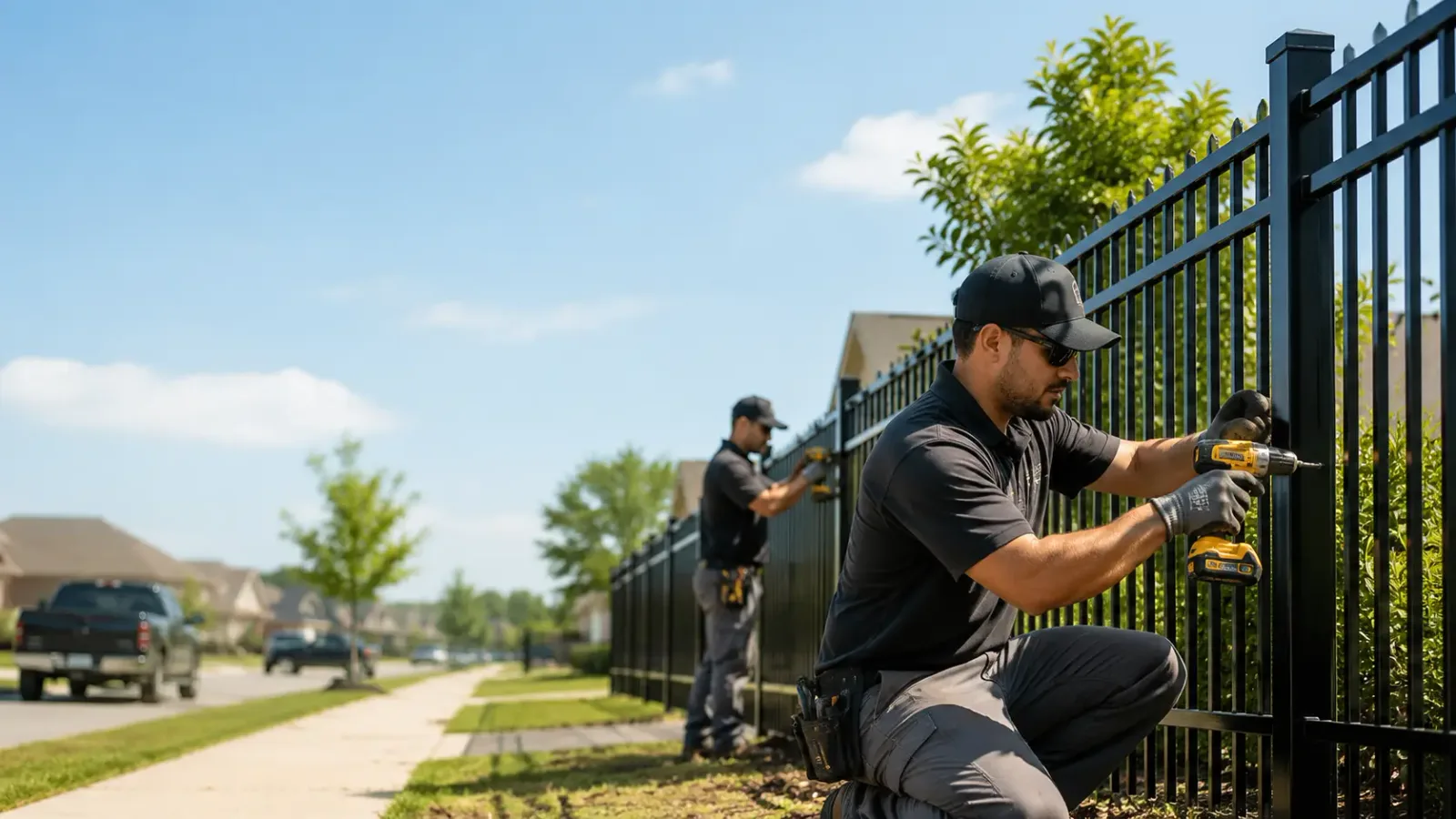 Metal Fence Installation in Garner, AR